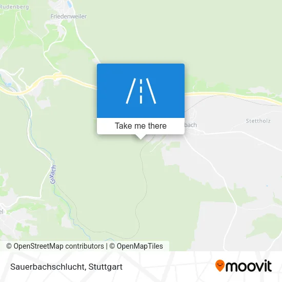 Карта Sauerbachschlucht