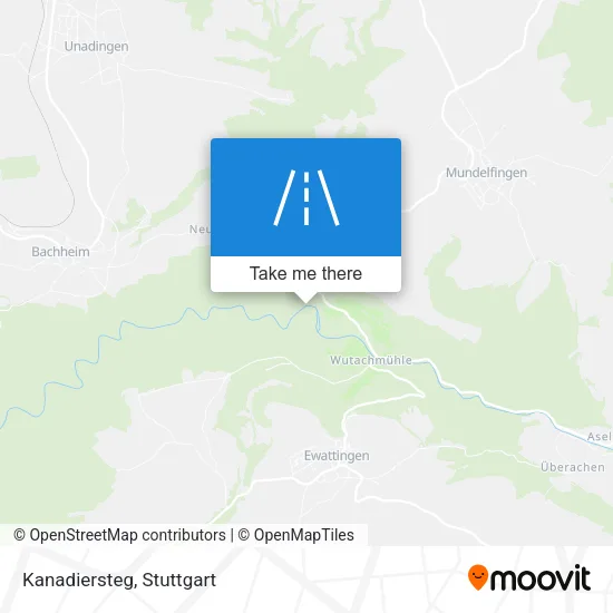 Карта Kanadiersteg
