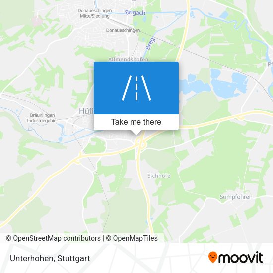 Карта Unterhohen