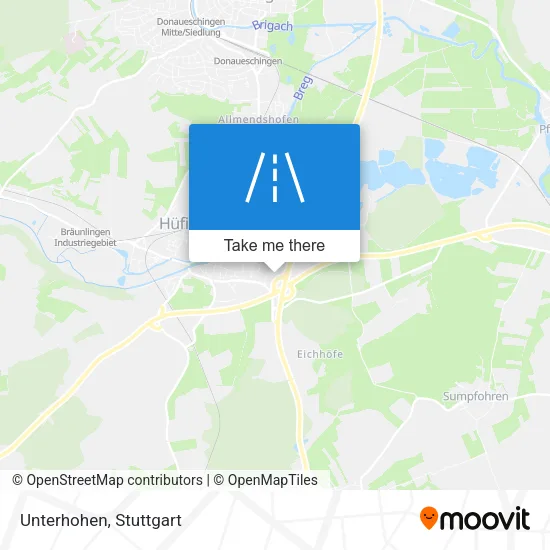 Карта Unterhohen