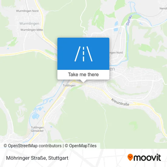 Карта Möhringer Straße