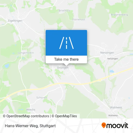 Hans-Werner-Weg map