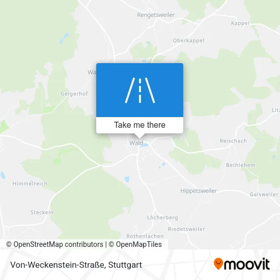 Карта Von-Weckenstein-Straße
