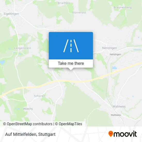 Карта Auf Mittelfelden