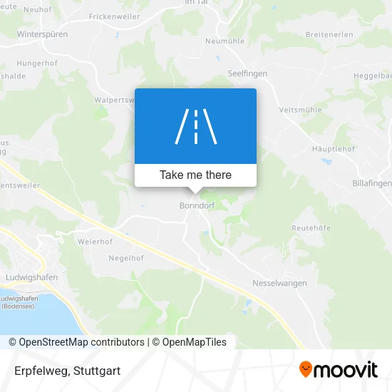 Карта Erpfelweg