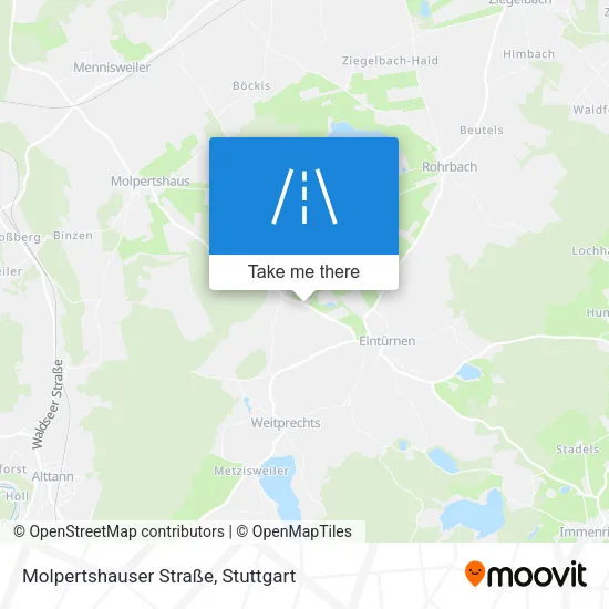 Карта Molpertshauser Straße