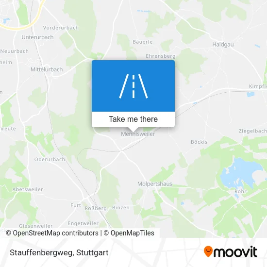 Карта Stauffenbergweg