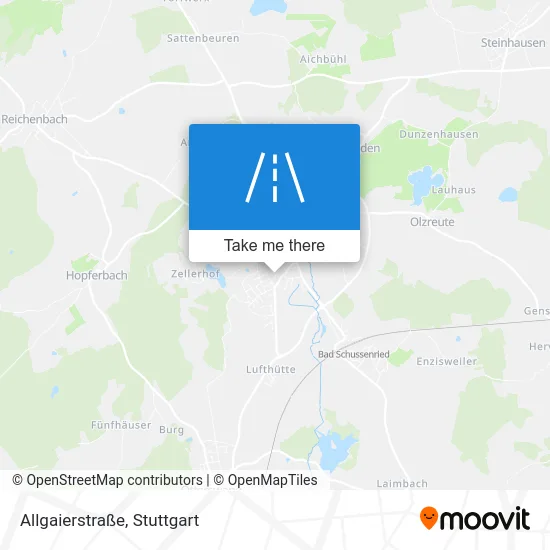 Карта Allgaierstraße