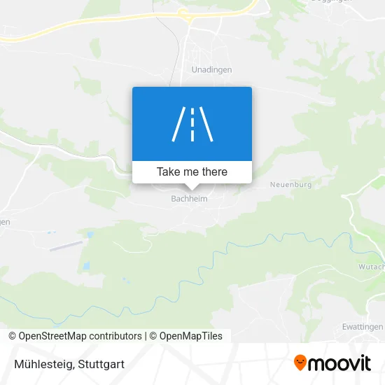 Карта Mühlesteig
