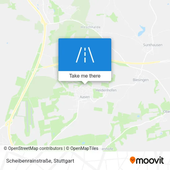 Карта Scheibenrainstraße