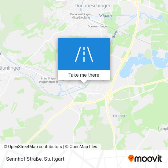 Sennhof Straße map