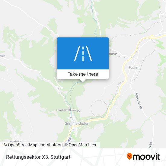 Карта Rettungssektor X3