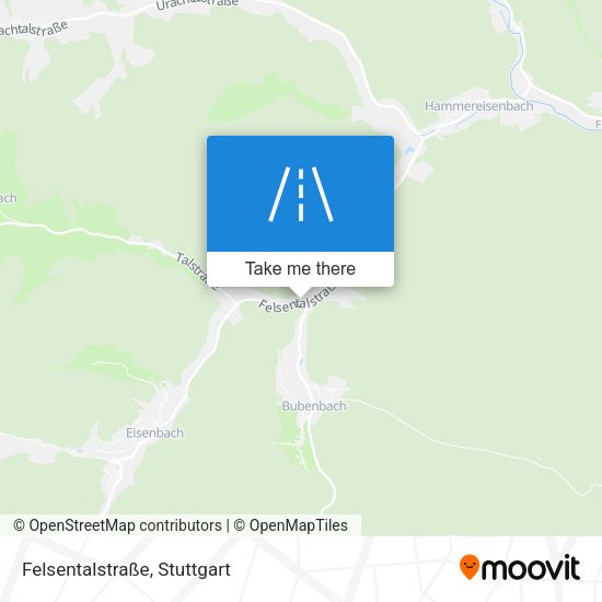 Felsentalstraße map