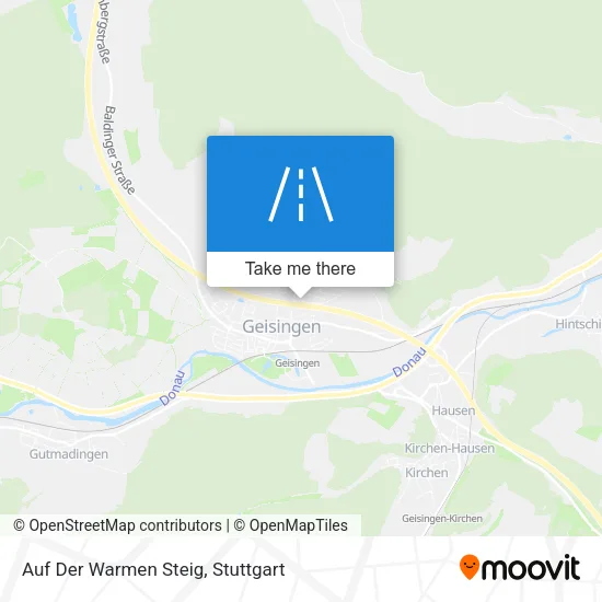 Карта Auf Der Warmen Steig