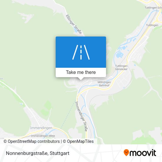 Карта Nonnenburgstraße