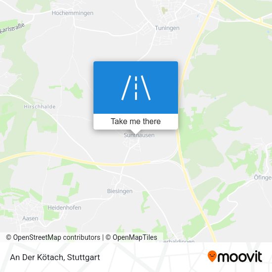 An Der Kötach map