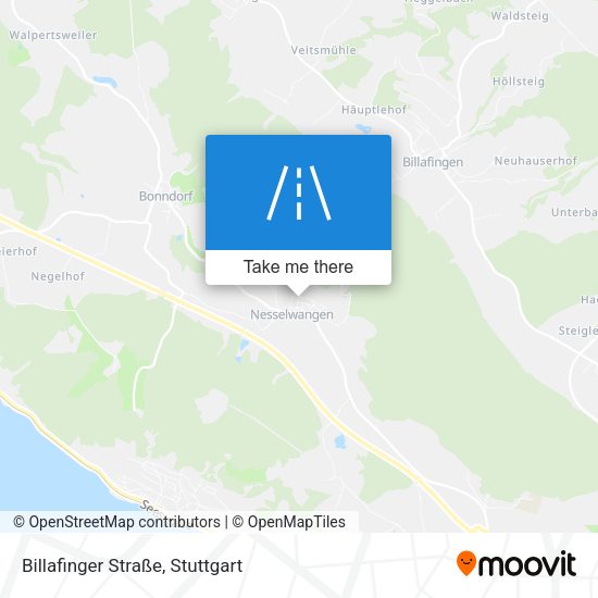 Billafinger Straße map