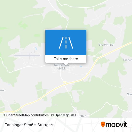 Tanninger Straße map