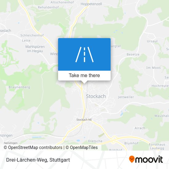 Drei-Lärchen-Weg map