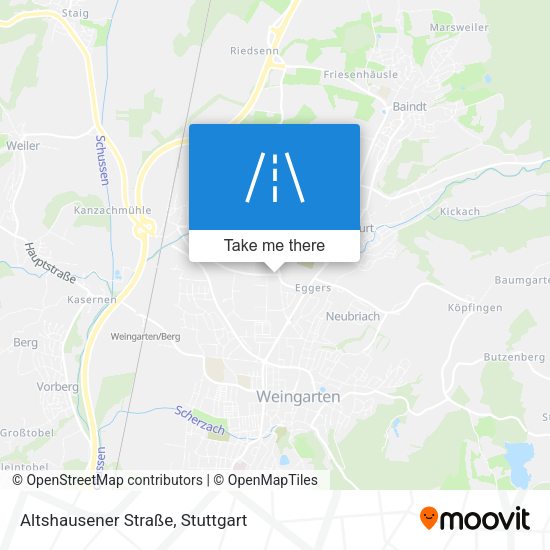 Altshausener Straße map