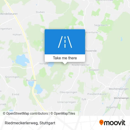 Riedmeckerlerweg map