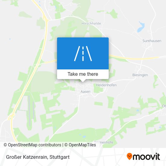 Großer Katzenrain map