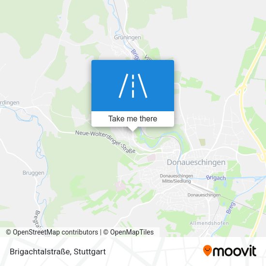 Brigachtalstraße map