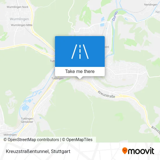 Карта Kreuzstraßentunnel