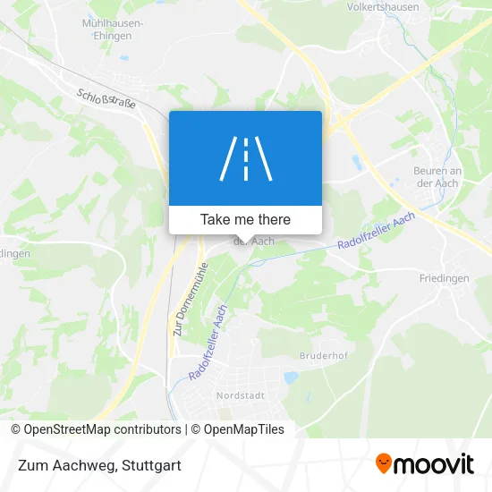 Карта Zum Aachweg