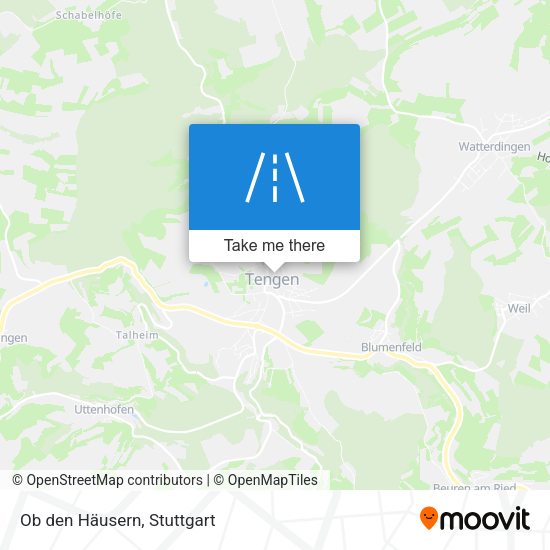 Ob den Häusern map