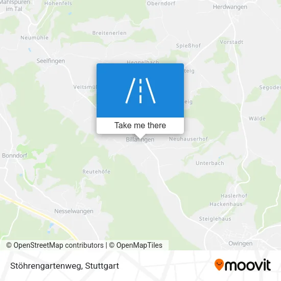 Карта Stöhrengartenweg