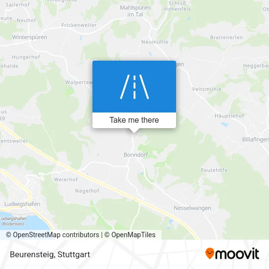 Карта Beurensteig