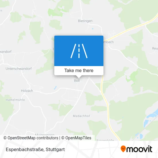 Карта Espenbachstraße