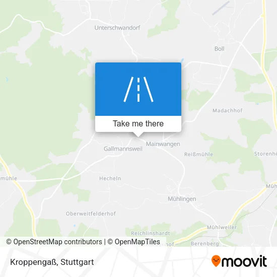 Kroppengaß map