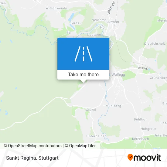 Карта Sankt Regina