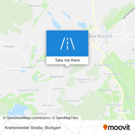 Krattenweiler Straße map