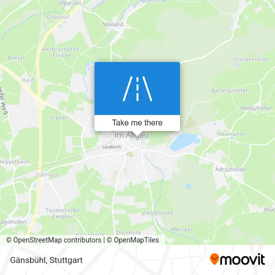 Gänsbühl map