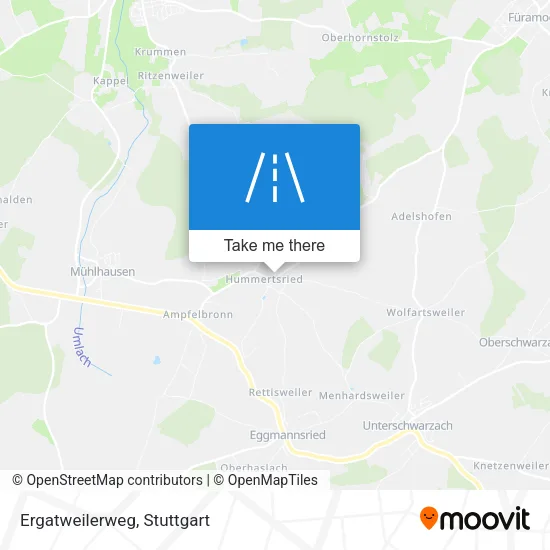 Ergatweilerweg map