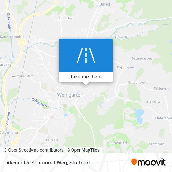 Alexander-Schmorell-Weg map