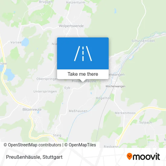 Preußenhäusle map
