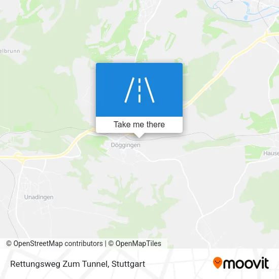 Карта Rettungsweg Zum Tunnel