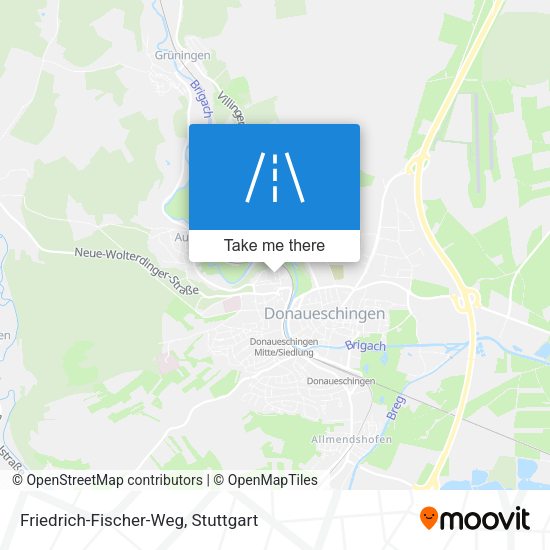 Friedrich-Fischer-Weg map
