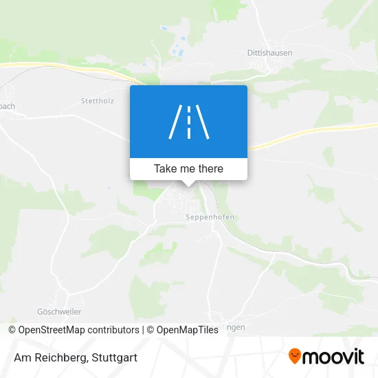 Карта Am Reichberg