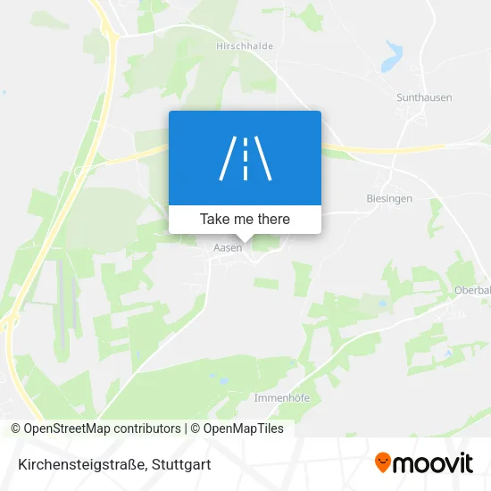 Карта Kirchensteigstraße