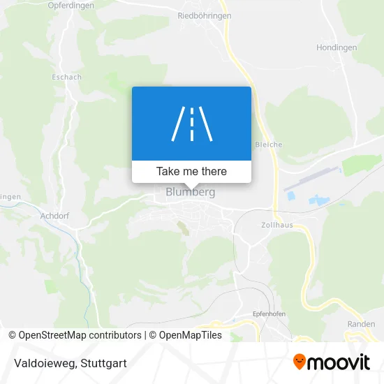 Карта Valdoieweg