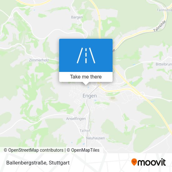 Карта Ballenbergstraße
