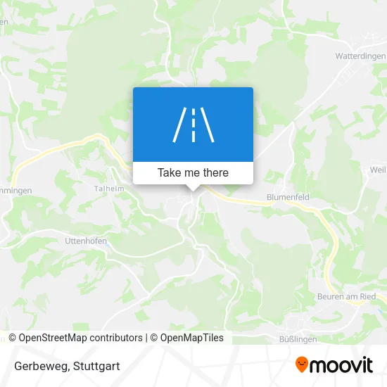 Карта Gerbeweg