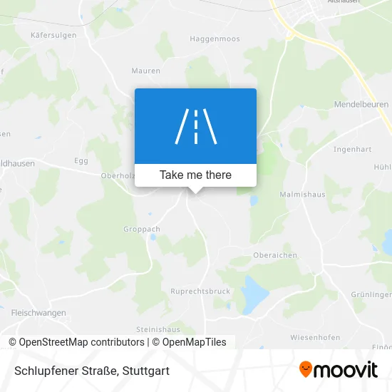 Карта Schlupfener Straße
