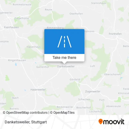 Карта Danketsweiler
