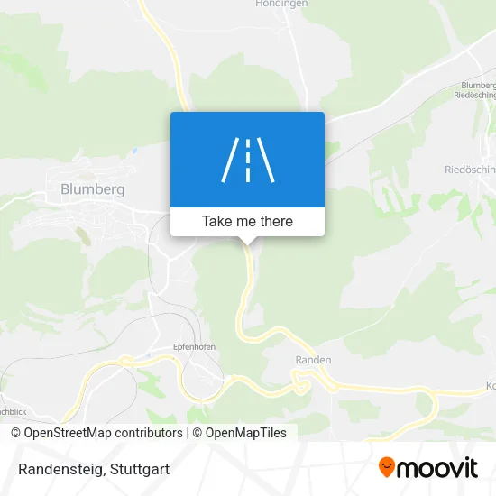 Карта Randensteig